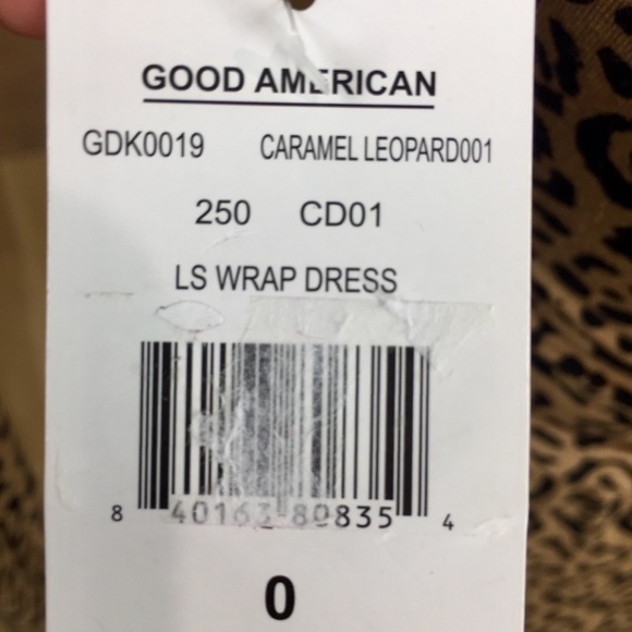 Good American Daynight Long Sleeve Midi Wrap Dress Size 0 (XS) - Picture 9 of 11